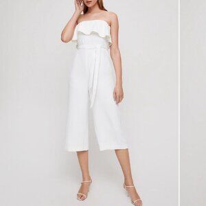 Babaton Cream Altamiro Strapless Jumpsuit